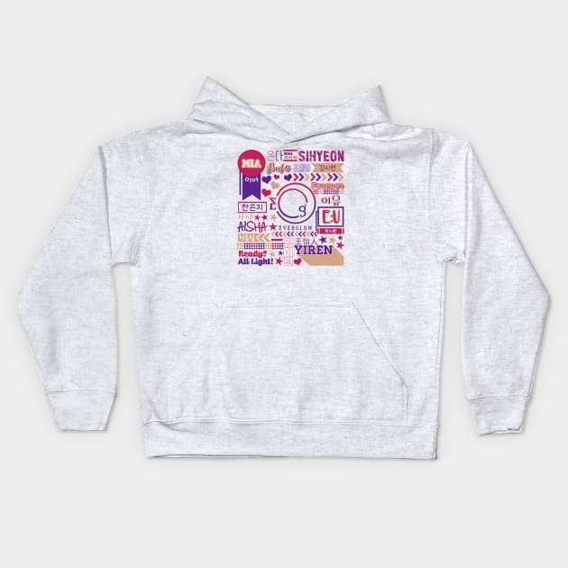 EVERGLOW Collage Kids Hoodie by lovelyday